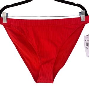 ROXY XL‎ NWT RED BIKINI BOTTOMS MSRP$45